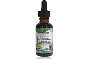 Nature's Answer Echinacea and Goldenseal, 1 oz - 6mg Polyphenols, 5mg Berberine, 2.5mg Hydrastine Per Serving - Natural Immune Booster - Alcohol-Free Extract