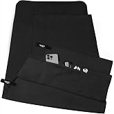 Set of 2 Microfibre Gym Towels, Compact, Ultralight and Quick Drying, for Sports and Swimming Pools