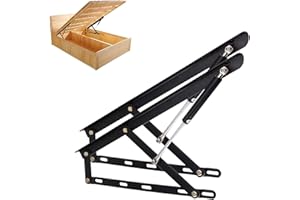 AWAYHALL Kit di Sollevamento per Letto,Molle A Gas ​Ammortizzatore,Pistone Idraulico per Mobili,Braccetto Molla A Gas,Meccanismo di Sollevamento per Letto Contenitore,con Accessori di Montaggio,Durevole