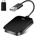Generic Wireless CarPlay Adapter for Apple, 2024 Automatic CarPlay Adapter Converts Wired to Wireless Fits Cars from 2015, iOS 10+, Keep Original Control, Support Navigation, Music