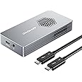 NVMe Enclosure, ANYOYO 40Gbps SSD Enclosure with Cooling Fan, Aluminum M.2 Enclosure for Thunderbolt 3/4, USB4/3.2/3.1/3.0 Device, Support Size 2280 M&B+M-Key PCIe, Up to 2800MB/s