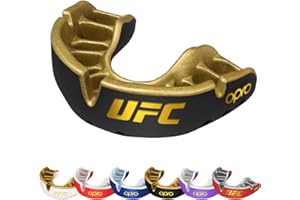 OPRO Protège-dents Niveau Or – Ajustement Premium – Boxe, MMA, Rugby, Hockey – Adultes et Enfants – Facile à Mouler Soi-Même – Garantie Dentaire Incluse