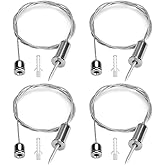 Niviy Cable Suspension Luminaire Blanc Douille Ampoule Plafond Avec Cable De 100 Cm E27 Porte