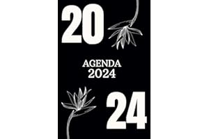 Agenda 2023: Semainier avec heure , 15.24 x 22.86 cm , Planificateur hebdomadaire 1 semaine sur 2 pages , jours avec heures - 365 jours , Organisateur de 12 Mois .