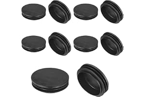M METERXITY Runda hål i plast 2,5 tum (63 mm) OD slangändlock 10 st