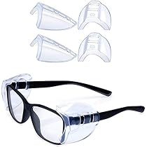 Protections Latérales Pour Lunettes De Sécurité - Souples, Anti-dérapantes, Compatibles Avec Toutes Les Montures