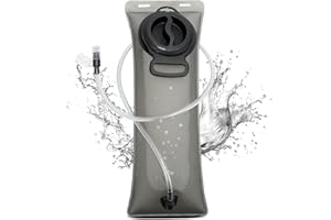 CKE Bolla d'acqua da 2 l/3 l, per zaino da trekking, a prova di perdite, senza BPA, 2 l/3 l, per corsa, escursionismo, ciclismo