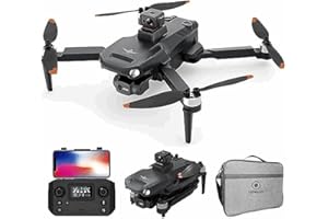 LUXWALLET Libra X Dodge - Czujnik unikania przeszkód - Drone Quadcopter - 30 km/h - WiFi GPS 1.2 KM - 3-osiowy Gimbal - Kamera FULL HD