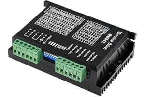 STEEIRO Stepper Treiber, DM542 2-Phasen Schrittmotortreiber 57/86 Serie Schrittmotortreibersteuerung 18-48V DC Peak 4.2A