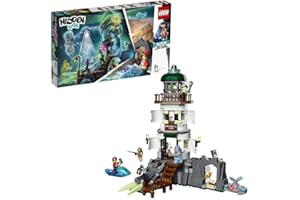 LEGO 70431 Hidden Side Le Phare des ténèbres, appli AR Games, Set de Jeu de réalité augmentée multijoueur interactif pour iPhone/Android