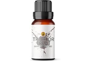 AROMA ENERGY Trick Or Treat Halloween Fragrance Oil, 10ml - for Aromatherapy Wax Melt, Reed Diffuser, Candle Making, Home Made Soap, Bath Bomb, Potpourri, Slime, Oil Burner
