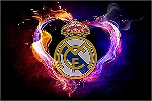 PEBOO Diamond Painting by Numbers Kits DIY 5D Full Drill casa real madrid Paste Crystal Rhinestone Adults Kids Handmade Embroidery Diamond Art Craft for Home Wall Decor 50x60cm