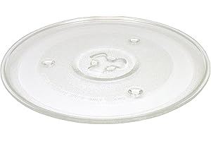 Qualtex Placa giratoria de Cristal Universal para microondas, 270 mm, con 6 Accesorios