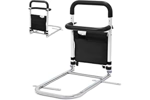 Ixdregan Sponda Letto Anziani, Ausili per Alzarsi Dal Letta, Recinzione Anticaduta per Letti per Anziani, Regolabile e Adattabile, Sponde Letto Adulto Adatta a Letti Diversi