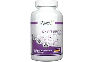 ‎ZEC+ Zec+ Nutrition Health+ L-Theanin - 60 Aminosäuren-Kapseln ohne Magnesiumstearat, reine Theanine als starkes Antioxidans aus Grüntee, natürliches Nahrungsergänzungsmittel, Made in Germany