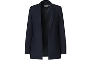 PIECES Damen Pcbozzy Ls Loose Blazer Noos Bc Blazer (1er Pack)