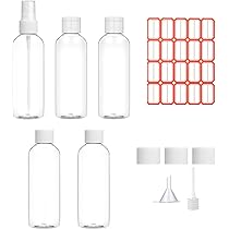 Bottiglie Spray Vuote 50 Ml - 3 Pezzi, Perfette Per Viaggi E Beauty