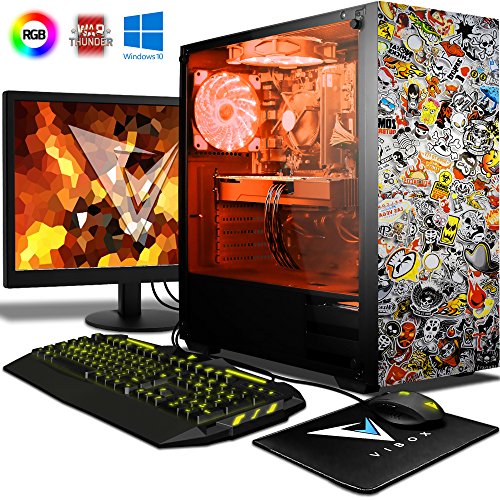 VIBOX Killstreak GMR770-170 Gaming PC Ordenador de sobremesa con Cup n de Juego Win 10 22 HD Monitor 4 3GHz Ryzen 8-Core Nvidia GeForce GTX 1070 Tarjeta Grafica 32GB DDR4 RAM 1TB HDD VIBOX Killstreak GMR770-170 Gaming PC Ordenador de sobremesa con Cup n de Juego Win 10 22 HD Monitor 4 3GHz Ryzen 8-Core Nvidia GeForce GTX 1070 Tarjeta Grafica 32GB DDR4 RAM 1TB HDD