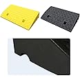 THE WHITE SHOP Loading Ramp Threshold Ramp Non-Slip Wheelchair Ramps PVC Curb Ramps Bottom of Grid for Car Scooter Caravan Wheelchair Disabled Access Sidewalk(11CM2PCS)