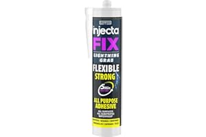 Injectafix Lightning Grab -Floor-Fix Pro- Premium Multi-Surface Flooring & Construction Adhesive & Sealant - Hybrid Polymer - Waterproof - Super Fast Grab, Strong, Flexible - Designed For Pro Use (1)