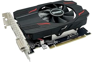 QTHREE Radeon RX 560 Scheda Video, 4GB GDDR5 128-bit, HDMI, DisplayPort, DVI, Scheda Grafica PC, GPU, Video Card, PCI Express x8, DirectX 12