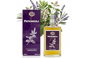 Eau de Toilette Patchouli, par Prestige de Menton – Eau de Toilette Ambrée et Boisée pour Femmes – Parfum Intense aux Notes de Patchouli – Fabrication Artisanale en Côte d’Azur – 100 ml