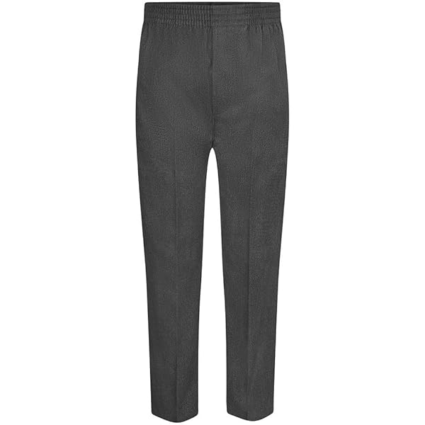 fully elasticated grey school shorts