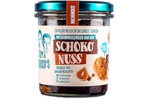 ‎TOM & KRISSI'S Tom & Krissi's Kuchen im Glas, verschiedene Sorten - lactose- und fructosefrei, 145g (Schoko-Nuss)