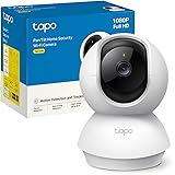 Tapo C200 Telecamera Wi-Fi Interno FHD, Videocamera sorveglianza, Visione Notturna, 360° Visuale, Audio Bidirezionale, Rileva