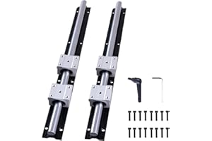 ONLISUM SBR16 Linearführung mit 2 x SBR16-1000mm Linearschienen und 4 x SBR16UU Lagerblock,Linearschiene Linear Lager für CNC-Maschinen und 3D-Drucker