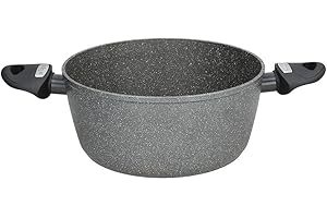 Tognana WI75814AMNF Casseruola 2 Manici Mythos, Alluminio, Grigio, 20