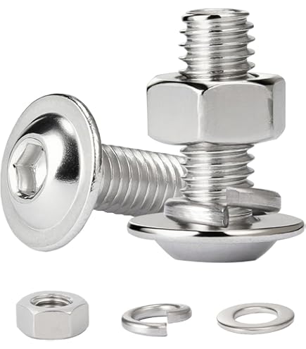 20 Stuks M5 x 35 Schroeven, Platte Kopschroeven, Binnenzeskant Schroeven, Roestvrij Staal A2 V2a, Volledige Schroefdraad Zwart Oxide