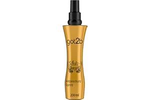 ‎GOT2B got2b Hitzeschutz-Spray Schutzengel bis 220 °C (200 ml), Styling Lotion beschützt das Haar vor Hitzeschäden, für heiße Styles mit Gloss-Finish, beschwert nicht