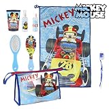 Producto con Licencia Oficial Cerdá 2500000842 Mickey Neceser de Viaje, 23 cm, Azul