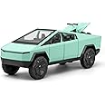 Minniq STORE Tesla Cyber Truck Redbull 1:32 Model Car Exclusive Pull Back Metal Toy car with Openable Doors & Light Music Best Gifts Toys Kids (1:32 Tesla - Green)