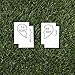 Tattify Sharable Heart Temporary Tattoo - Inseparable (Set of 2)