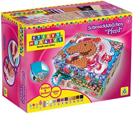 The Orb FactorySticky Mosaics Enchanted Horses Jewellery Box
