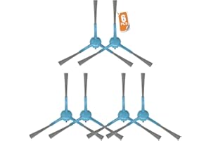 LOOHAOC Juego de 6 Cepillos Laterales Compatible con Conga 7490 Immortal Home Genesis/X-Treme/8290 Immortal Ultra Power Home Genesis/X-Treme