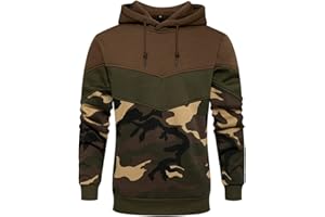 PADOLA Felpa Uomo Felpe con Cappuccio Manica Lunga Semplice Pullover Hoodie