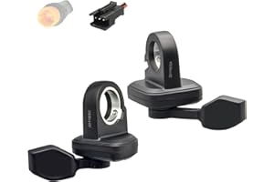 HUDAMZKY Ebike Thumb Throttle，WUXING 108X Left/Right Thumb Throttle Speed Control 3 Pin Waterproof/SM Connector 12V 24V 36V 48V 72V for Electric Scooters and EBike