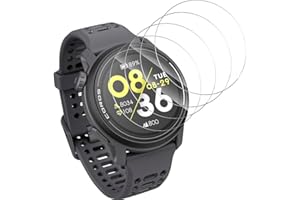 Yieehhow Pellicola Protettiva per Coros Pace 3 Vetro Temperato, [4 Pezzi] 9H Durezza Pellicola Vetro Temperato, Senza Bolle/HD Trasparente Protezione Schermo per Coros Pace 3