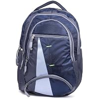 Touristiano Water Resistant College School Book Bag Laptop Computer, Travel Backpacks Laptop Bag for Women Men (Grey…