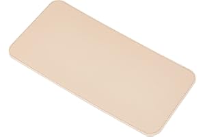 WADORN PU Leather Handbag Floor Shaper, Rectangular Carry Bag Floor Cushion, 30 x 15 cm, Vegan Leather Pocket Lining Purse for LV Neverfull MM Speedy 30 Coach Cosmetic Bag, Apricot