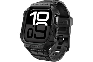 Spigen Rugged Armor Pro 2 Fodral och Armband Kompatibel med Apple Watch 11/10 46mm (2025/2024) - Matte