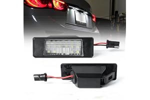 DHCN 2x LED tablica rejestracyjna dla I-n-finiti Q50 Ni-ssan Q-ashqai J11 P-rimera P12 P-athfinder R51 X-Trail T31 Ju-ke F15 M-icra V-ersa N-avara