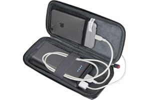 Hermitshell Twardy futerał podróżny do HETP/QTshine/Feob/KilponenenPowerbank 24800 mAh zewnętrzny akumulator Power Pack 24800 mAh ładowarka zewnętrzna bateria Pack