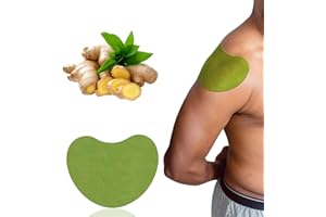 ishancare Shoulder Pain Relief Patches, 24Pcs Natural Warming Herbal Plaster Heat Patches, 8 Hours Deep Heating Extra Strength Joint Pain Relieving Patch for Shoulders, Knee, Back, Neck