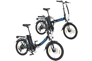 ‎SMARTEC smartEC Camp-20D & Camp-20H E-Bike Klapprad 250W Hinterradmotor Li-Ion-Akku 36V/15,6Ah 20 Zoll E-Klapprad E-Faltrad Elektrofahrrad Reichweite 100km bis 25km/h