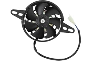 Culnflun Ventola Radiatore Moto, Tensione Di Funzionamento a 12V, Ventola Di Raffreddamento Ad Acqua Ad Alta Efficienza, Ventola Radiatore Olio, Per 150-250CC ATV, Quad Buggy, Kart, Moto