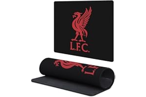 Head Case Designs Officially Licensed Liverpool Football Club Liverbird Black Graphics Gaming Office Desk PC Keyboard Mouse Mat Pad 9.84 x 11.81 x 0.12 inches (250 x 300 mm) - S